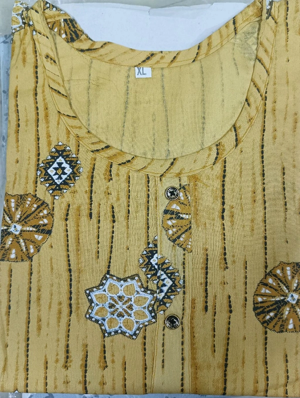Stylish Cotton Kurti  - XL
