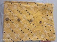 Cotton Printed Umbrella Kurti  - M