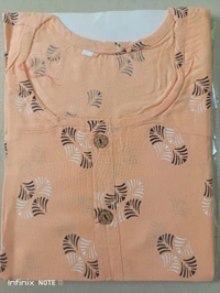 Printed Cotton Kurti  - 3XL