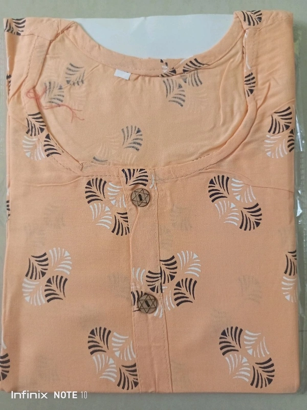 Printed Cotton Kurti  - 3XL