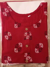 Printed Cotton Kurti  - 3XL