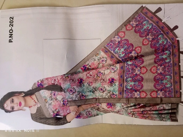 3D Digital Design Sarees 