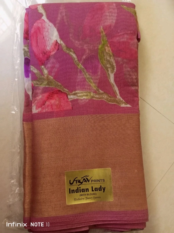 Utsav Fancy Saree - Flower