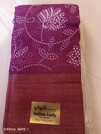 Utsav Fancy Saree - Dot Flowers 