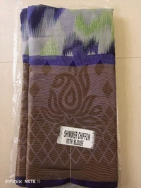 SHIMMER CHIFFON SAREE 