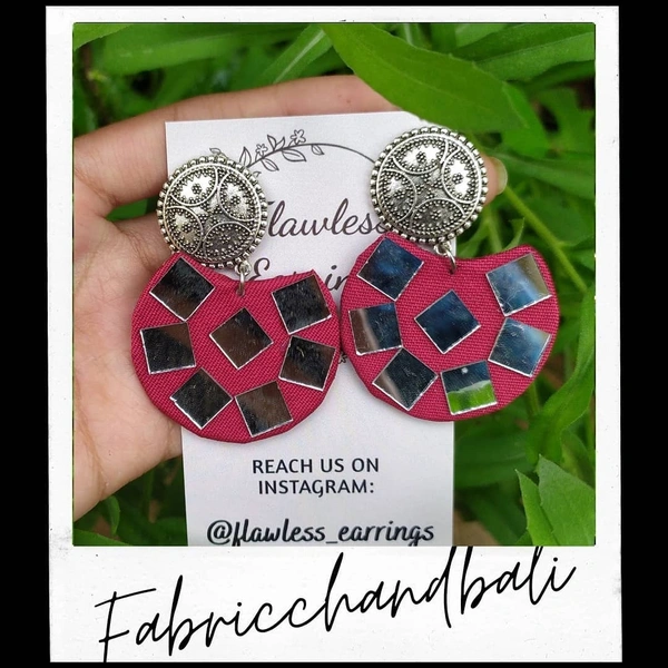 Fabric Chandbali