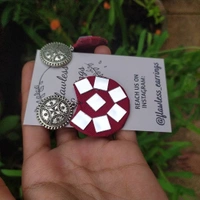 Fabric Chandbali
