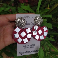 Fabric Chandbali