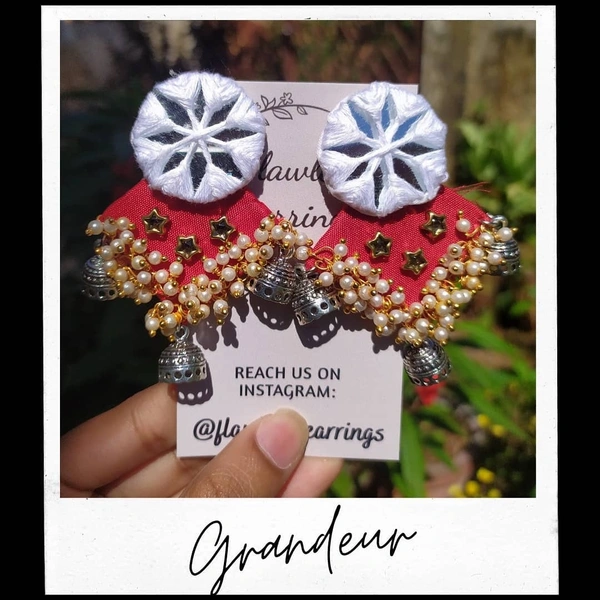 White Red Mirror Work