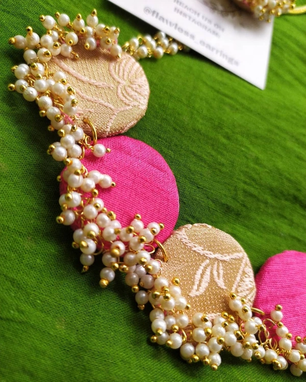Peach Pink Choker Set