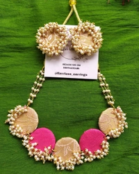 Peach Pink Choker Set