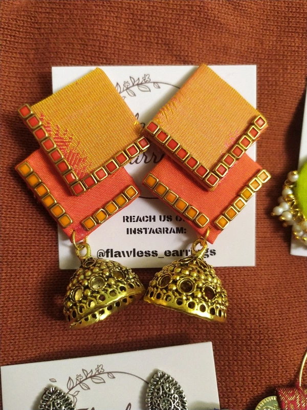 Orange Double Squares Jumka