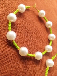 Green Jumbo Hoops