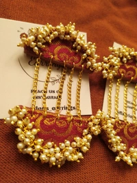 Maroon Drop Choker