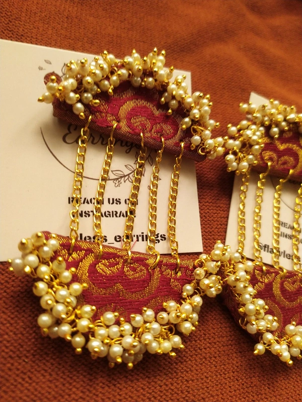 Maroon Drop Choker