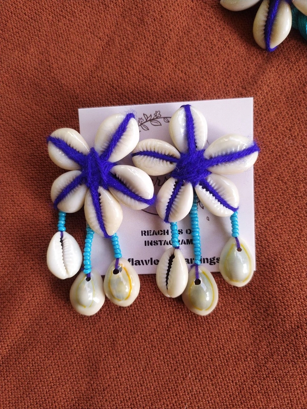 Cowrie Drop Earrings