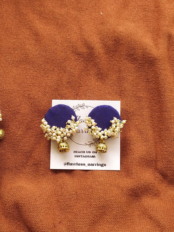 Dark Blue Pearlcircles Jumka
