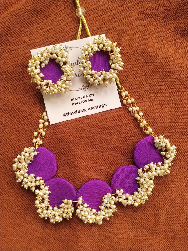 Purple Choker Set