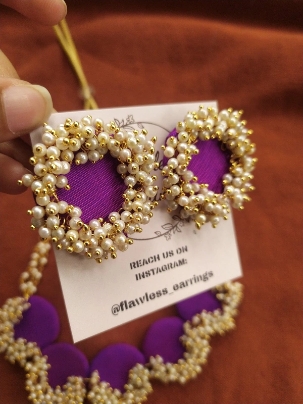 Purple Choker Set