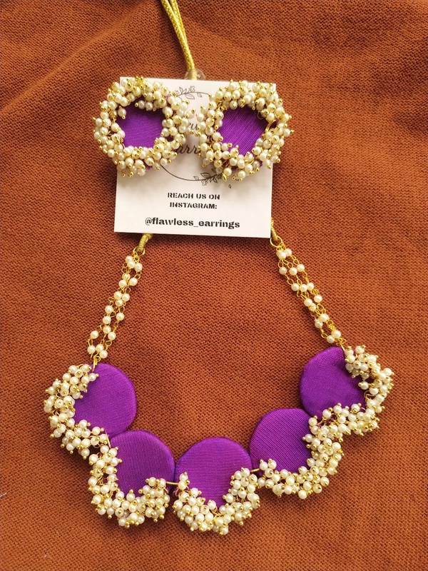 Purple Choker Set