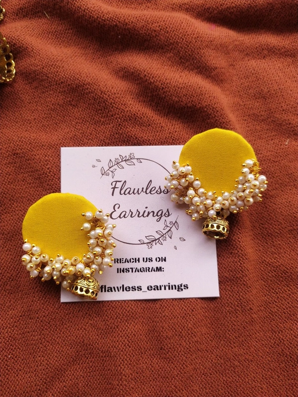 Yellow Pearlcircles Jumka