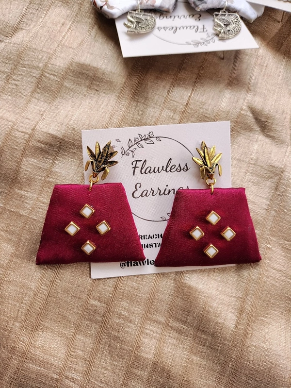 Maroon Kundans 