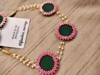 Bottle Green Choker Set 