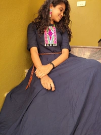 Pink Boho Neckpiece 