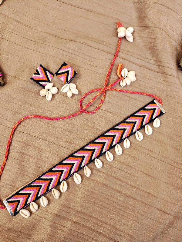 Zigzag Thread Choker Set 