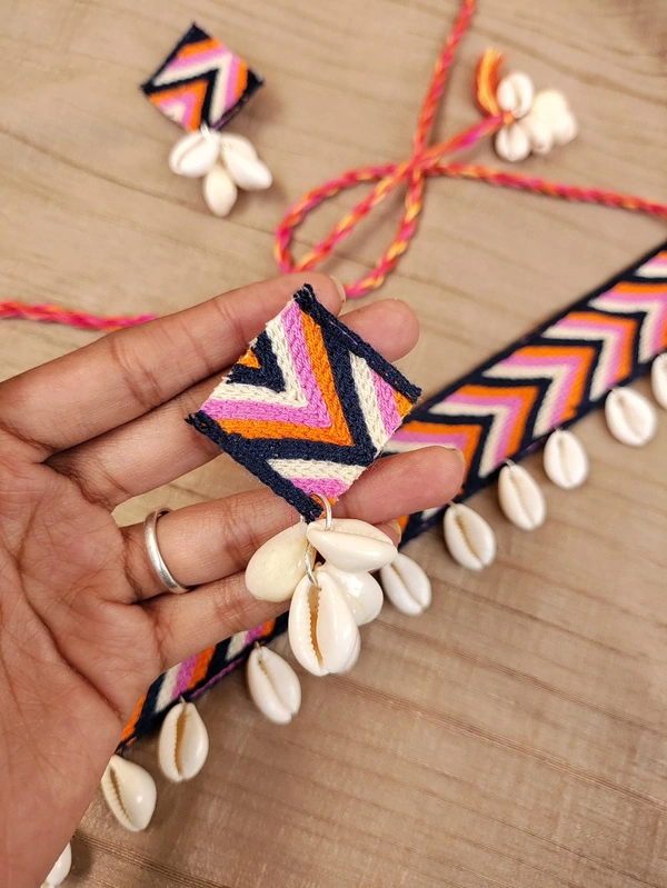 Zigzag Thread Choker Set 