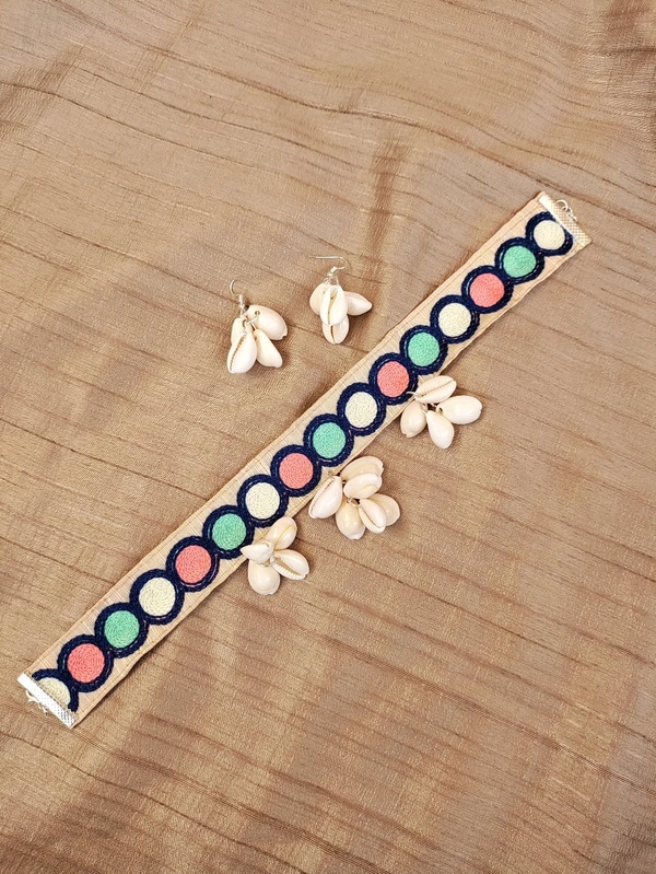 Cowrie Circles Choker Set 