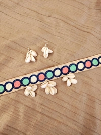 Cowrie Circles Choker Set 