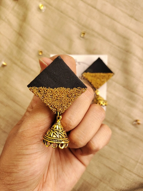 Gold Rhombus Jumka - Gold
