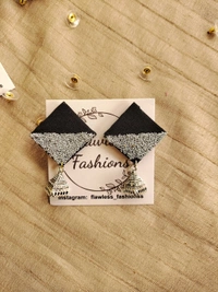 Gold Rhombus Jumka - Gray