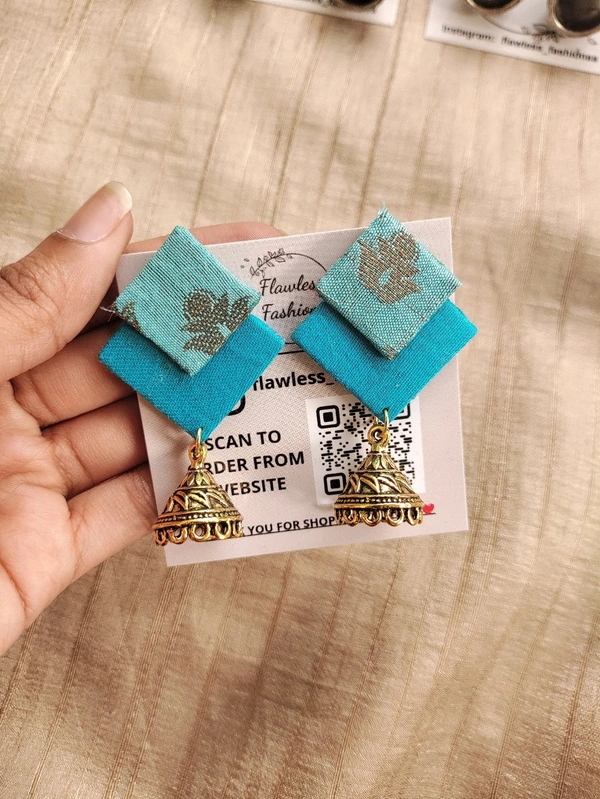 Blue Double Square Jumka