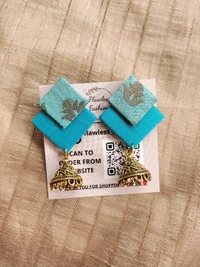 Blue Double Square Jumka