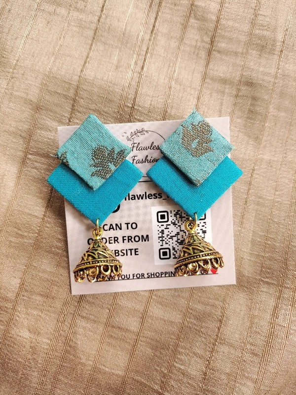 Blue Double Square Jumka