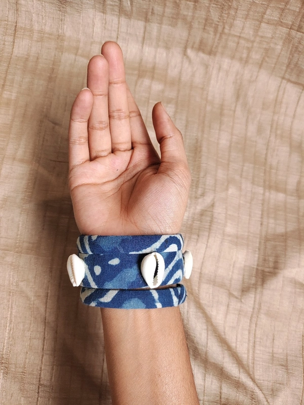 Indigo Bangle Set - 2.8