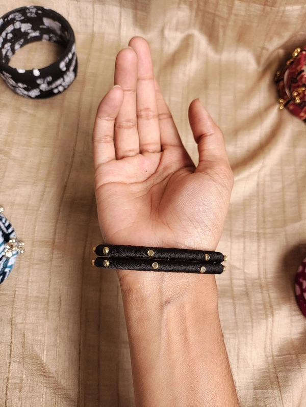 Silk Bangle Set(2) - 2.10