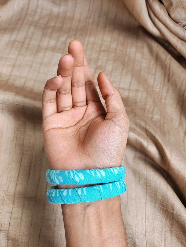 Sky Blue Bangle Set(2) - 2.10