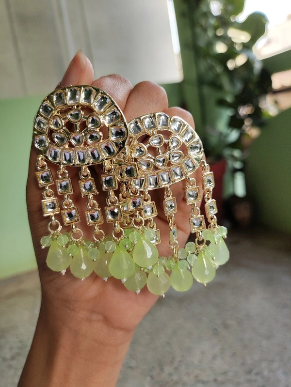Shashi Earrings - Mint Green