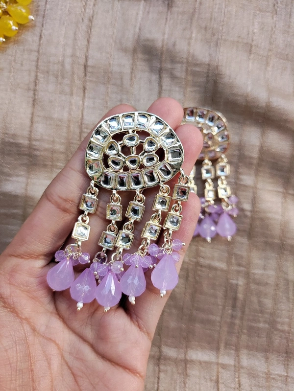 Shashi Earrings - Mauve