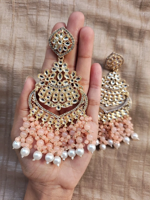 Shalini Earrings - Pink