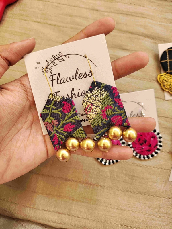 Multicolor Silk Beads