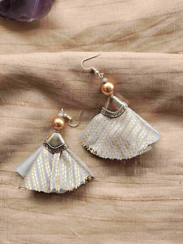 Fabric Tassels - Gray