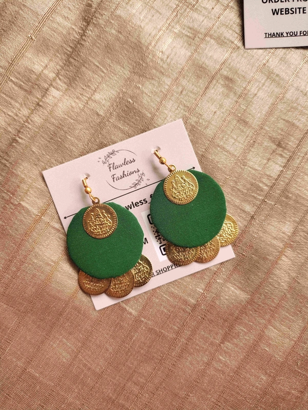 Green Coin Hangings