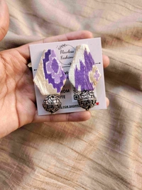 Purple Ikkat Gundal 