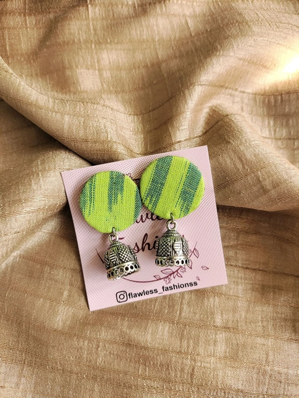 Green Ikkat Jumka 