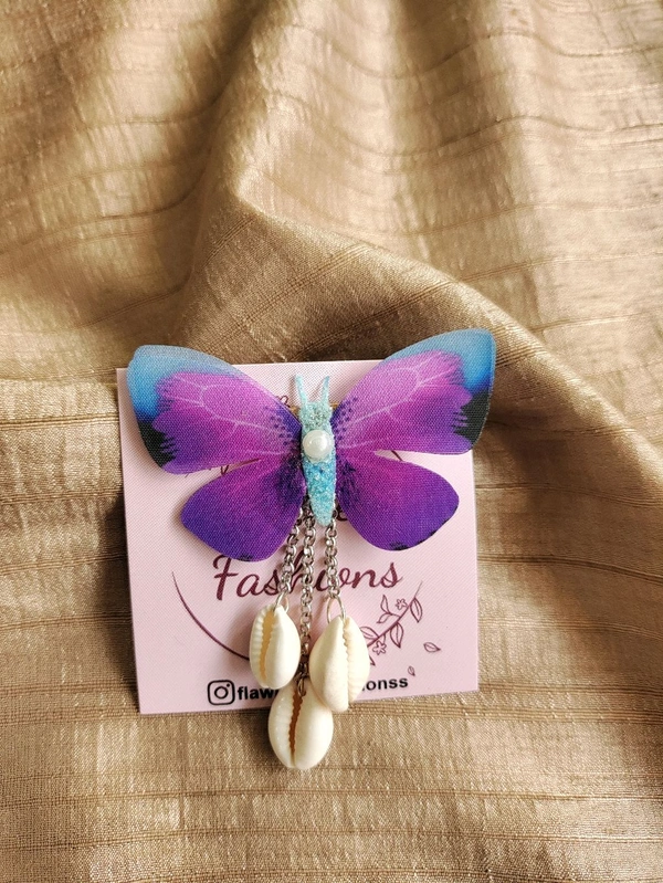 Hair Clips - Purple