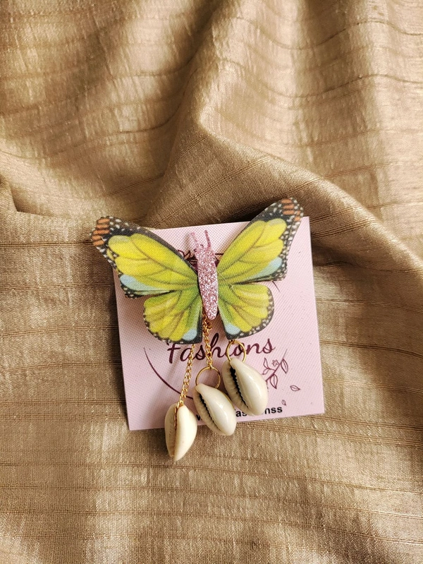 Hair Clips - Yellow
